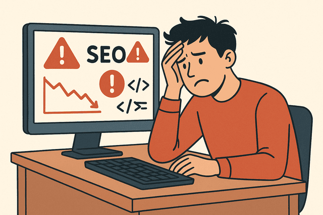 10 поширених помилок SEO, які шкодять вашому сайту